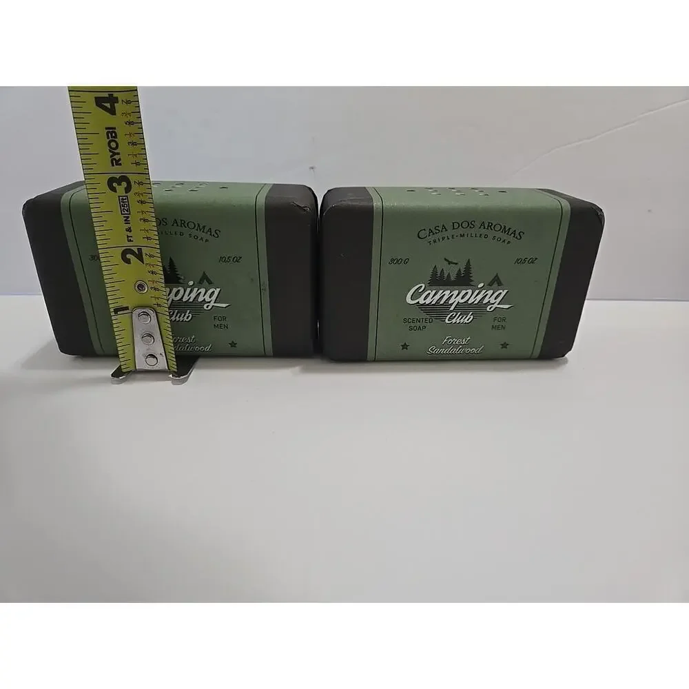 Casa Dos Aromas Forest SandalWood Triple Milled Soap Scented Camping Club Men